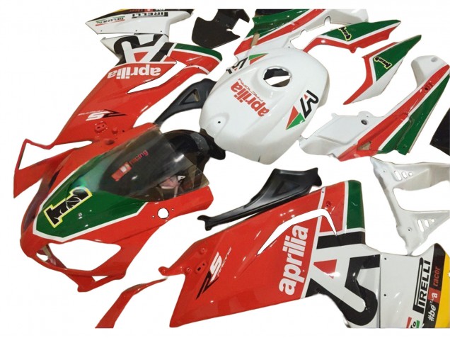 Carena Moto Aprilia RS125 2006-2011 - Bianco Rosso Verde