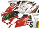 Carena Moto Aprilia RS125 2006-2011 - Bianco Rosso Verde