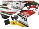 Carena Moto Aprilia RS125 2006-2011 - Bianco Rosso Verde