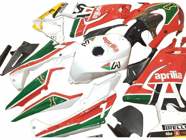 Carena Moto Aprilia RS125 2006-2011 - Bianco Rosso Verde