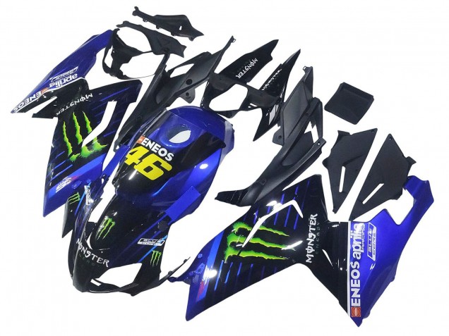 Carena Moto Aprilia RS125 2006-2011 - Blu Nero Verde Mostro 46