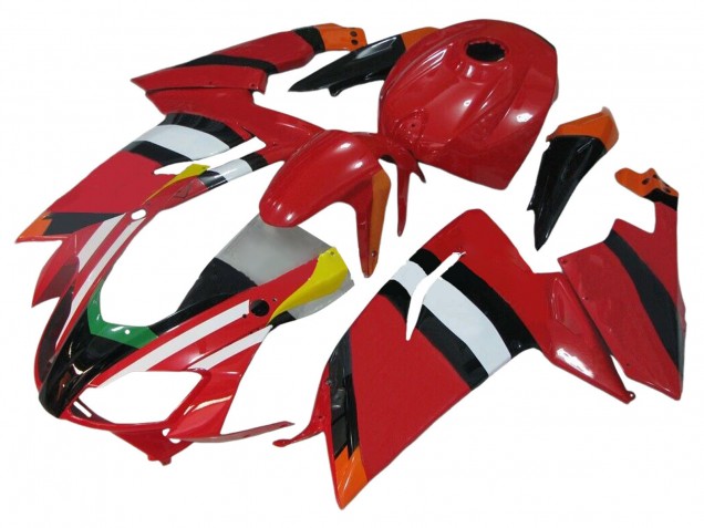 Carena Moto Aprilia RS125 2006-2011 - Rosso Bianco Nero Giallo Verde