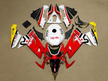 Carena Moto Aprilia RS125 2006-2011 - Rosso Bianco Nero Giallo