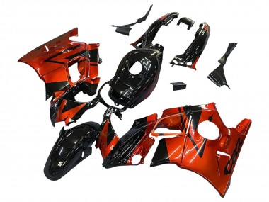 Carena Moto Honda CBR600 F2 1991-1994 - Arancia Nero Lucido