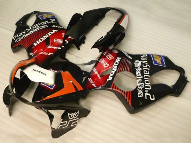 Carena Moto Honda CBR600 F4 1999-2000 - Nero Lucido Rosso Bianco PlayStation 2