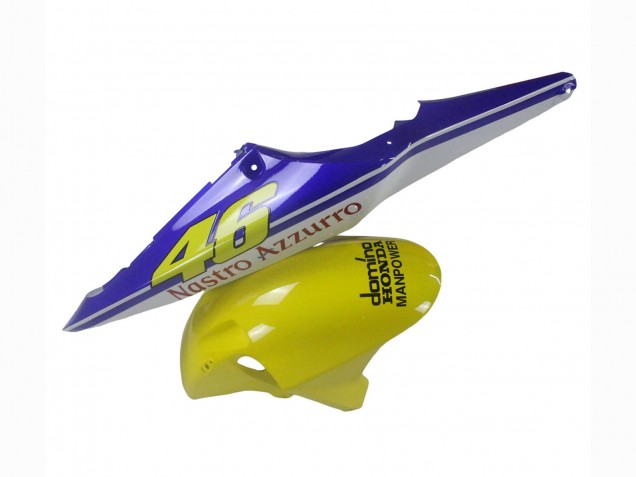 Carena Moto Honda CBR900RR 954 2002-2003 - Blu Giallo Nero Lucido Rosso Nastro Azzurro 46