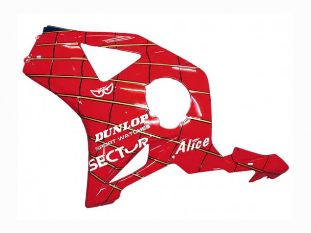 Carena Moto Honda CBR900RR 954 2002-2003 - Rosso Blu Scuro Dunlop