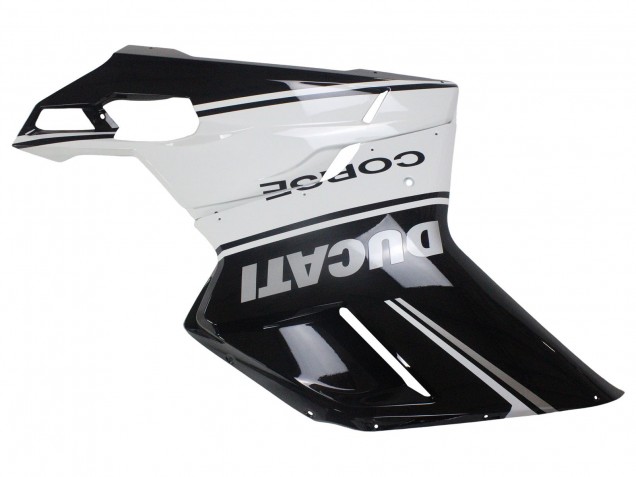 Carena Moto Ducati 848/1098/1198 2007-2014 - Bianco Nero Lucido Corse