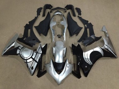 Carena Moto Honda CBR500R 2013-2015 - Argento Nero Lucido