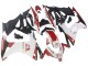 Carena Moto Honda CBR500R 2013-2015 - Bianco Rosso Verde Nero Lucido Morinage 777