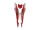 Carena Moto Honda CBR500R 2013-2015 - Bianco Rosso Verde Nero Lucido Morinage 777