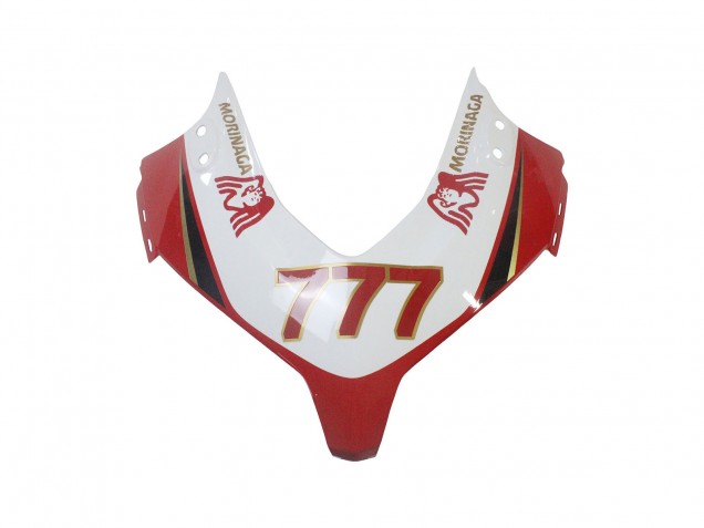 Carena Moto Honda CBR500R 2013-2015 - Bianco Rosso Verde Nero Lucido Morinage 777