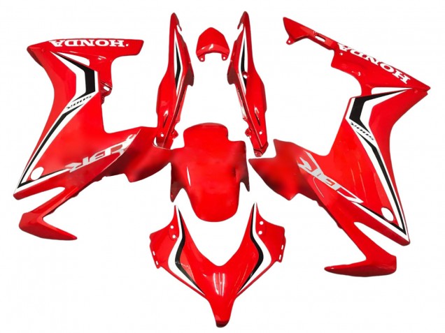 Carena Moto Honda CBR500R 2013-2015 - Rosso Bianco Nero Banda