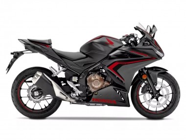 Carene Moto Honda CBR500R 2022-2023 - Nero Opaco Rosso