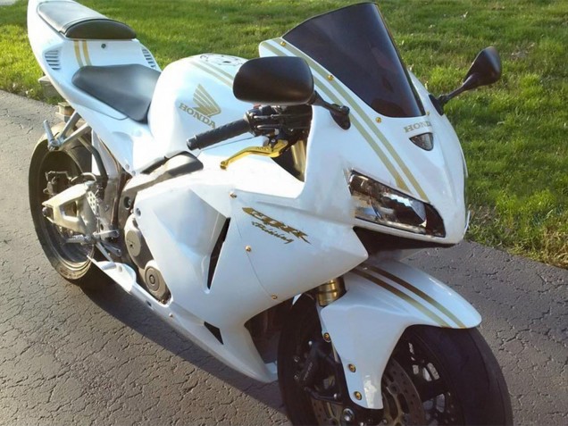 Carena Moto Honda CBR600RR 2005-2006 - Bianco Oro