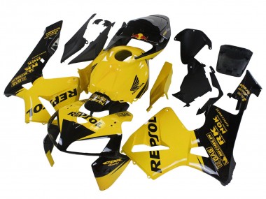 Carena Moto Honda CBR600RR 2005-2006 - Giallo Nero Repsol