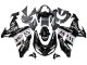 Carena Moto Kawasaki ZX10R 2006-2007 - Nero Lucido Bianco West