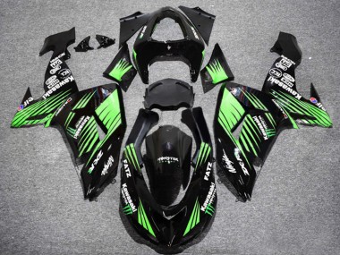 Carena Moto Kawasaki ZX10R 2006-2007 - Nero Lucido Verde