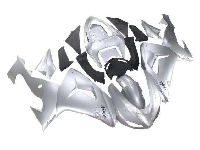 Carena Moto Kawasaki ZX10R 2006-2007 - Argento Nero Ninja