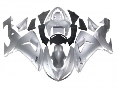 Carena Moto Kawasaki ZX10R 2006-2007 - Argento Nero Ninja