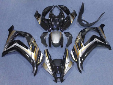 Carena Moto Kawasaki ZX10R 2016-2020 - Nero Lucido Argento Oro 93