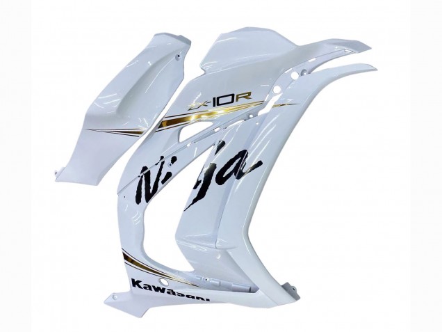 Carena Moto Kawasaki ZX10R 2016-2020 - Bianco Oro Nero
