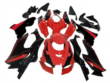 Carene Moto Kawasaki ZX10R 2021-2026 - Rosso Nero Lucido