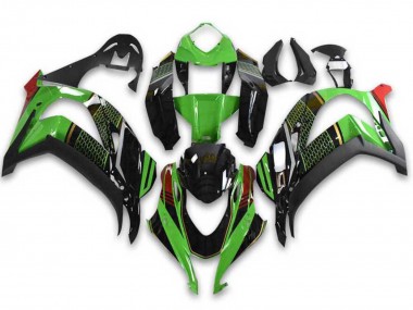 Carene Moto Kawasaki ZX10R 2021-2026 - Verde Nero Rosso Honeycomb