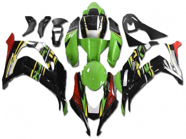 Carene Moto Kawasaki ZX10R 2021-2026 - Verde Giallo Rosso Nero