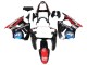 Carena Moto Kawasaki ZX6R 2000-2002 - Nero Lucido Rosso Blu Rosso PlayStation 2