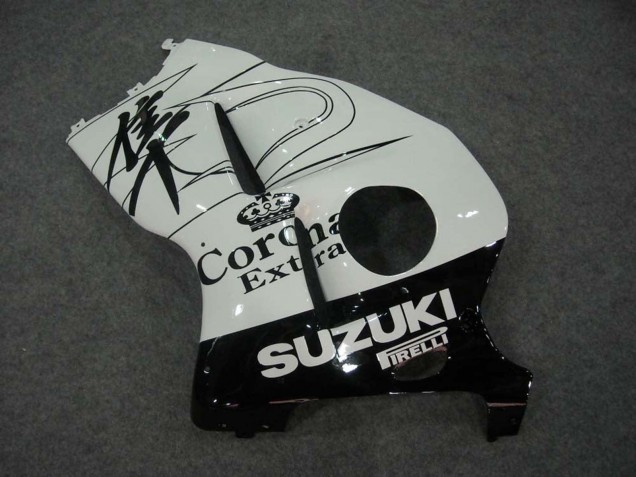 Carena Moto Suzuki GSXR 1300 Hayabusa 1996-2007 - Bianco Nero Corona