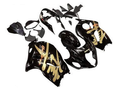 Carena Moto Suzuki GSXR 1300 Hayabusa 1996-2007 - Nero Lucido Oro Hayabusa