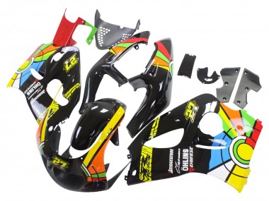 Carena Moto Suzuki GSXR 600 / GSXR 750 1996-2000 - Nero Multicolore 27