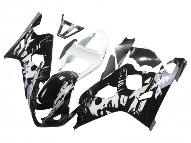 Carena Moto Suzuki GSXR 600 / GSXR 750 2004-2005 - Bianco Nero