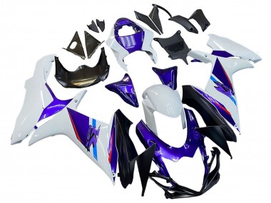 Carena Moto Suzuki GSXR 600 / GSXR 750 2011-2024 - Blu Viola Bianco