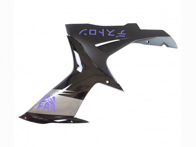 Carena Moto Suzuki GSXR 600 / GSXR 750 2011-2024 - Nero Opaco Grigio Viola
