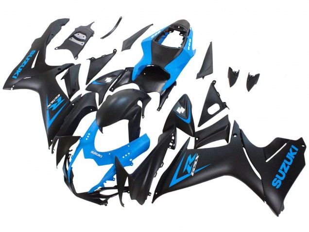 Carena Moto Suzuki GSXR 600 / GSXR 750 2011-2024 - Blu Nero Opaco
