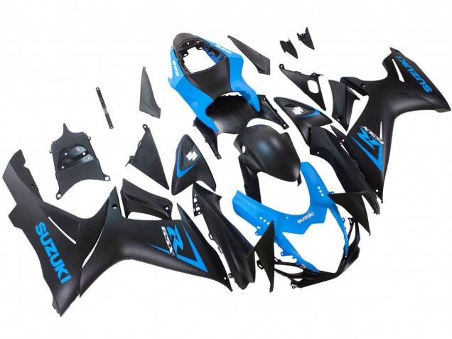 Carena Moto Suzuki GSXR 600 / GSXR 750 2011-2024 - Blu Nero Opaco