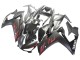 Carena Moto Yamaha YZF R3/R25 2015-2018 - Nero Lucido Nero Opaco Rosso