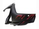 Carena Moto Yamaha YZF R3/R25 2015-2018 - Nero Lucido Nero Opaco Rosso