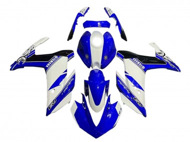 Carena Moto Yamaha YZF R3/R25 2015-2018 - Bianco Blu Nero Corsa
