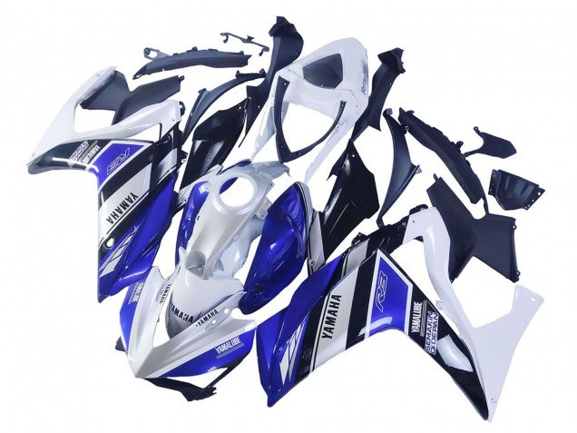 Carena Moto Yamaha YZF R3/R25 2015-2018 - Bianco Blu Nero Yamalube