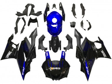 Carena Moto Yamaha YZF R3/R25 2019-2021 - Blu Nero Fibra di Carbonio ENEOS Yamalube