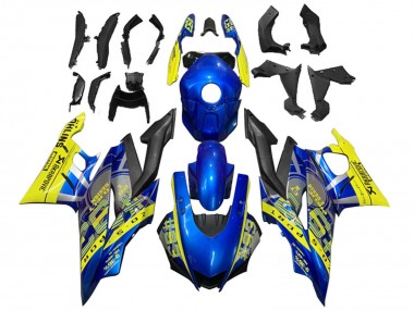 Carena Moto Yamaha YZF R3/R25 2019-2021 - Giallo Blu Nero Motul