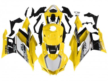 Carena Moto Yamaha YZF R3/R25 2019-2021 - Giallo Bianco Nero Banda