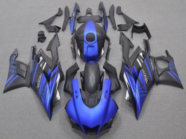 Carena Moto Yamaha YZF R3/R25 2022-2024 - Blu Nero Opaco Mostro