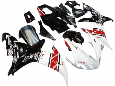 Carena Moto Yamaha YZF 1000 R1 2002-2003 - Bianco Rosso Nero Castrol