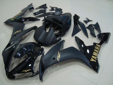 Carena Moto Yamaha YZF R1 2004-2006 - Nero Lucido Nero Opaco Oro