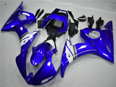 Carena Moto Yamaha YZF 600 R6 2005 - Blu Bianco