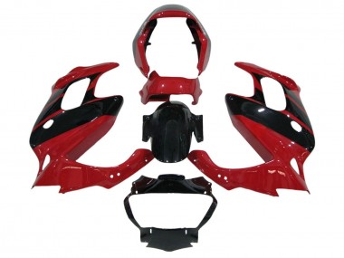 Carena Moto Honda VTR1000F 1997-2005 - Rosso Nero Lucido